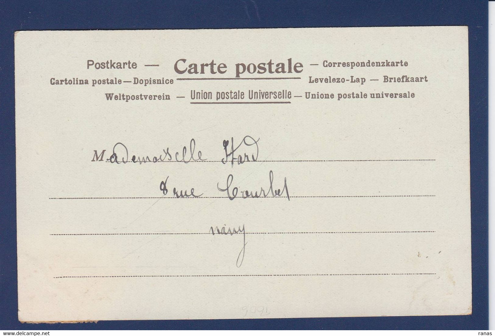 CPA Siam Thaïlande La Poste Facteur éléphant Circulé Voir Dos - Thaïlande