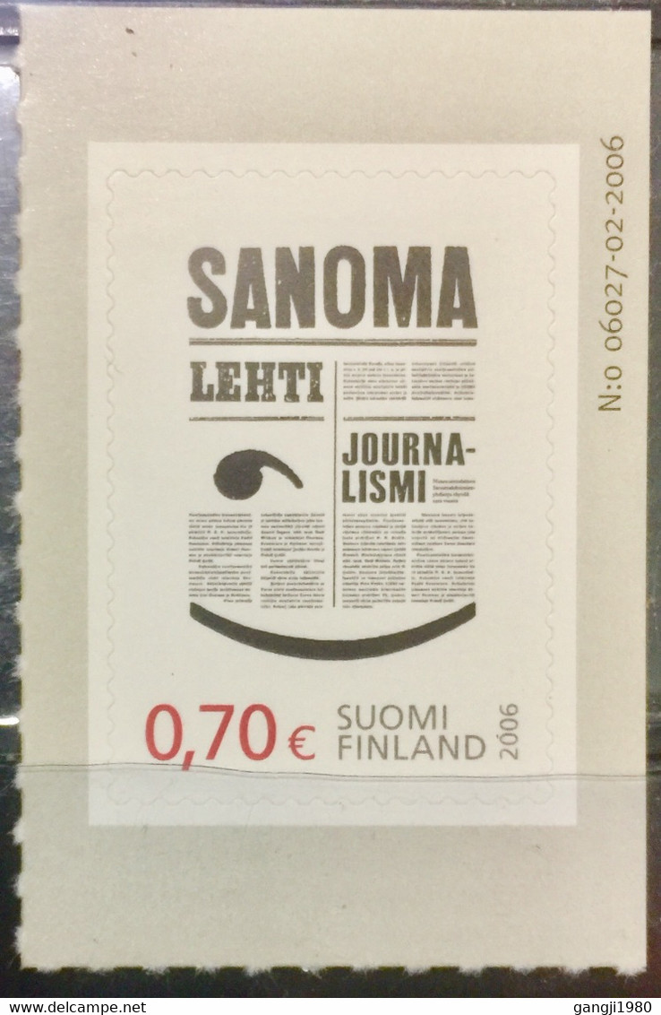 FINLAND 2006 MNH STAMP ON JOURNALISM NEWS - Unused Stamps