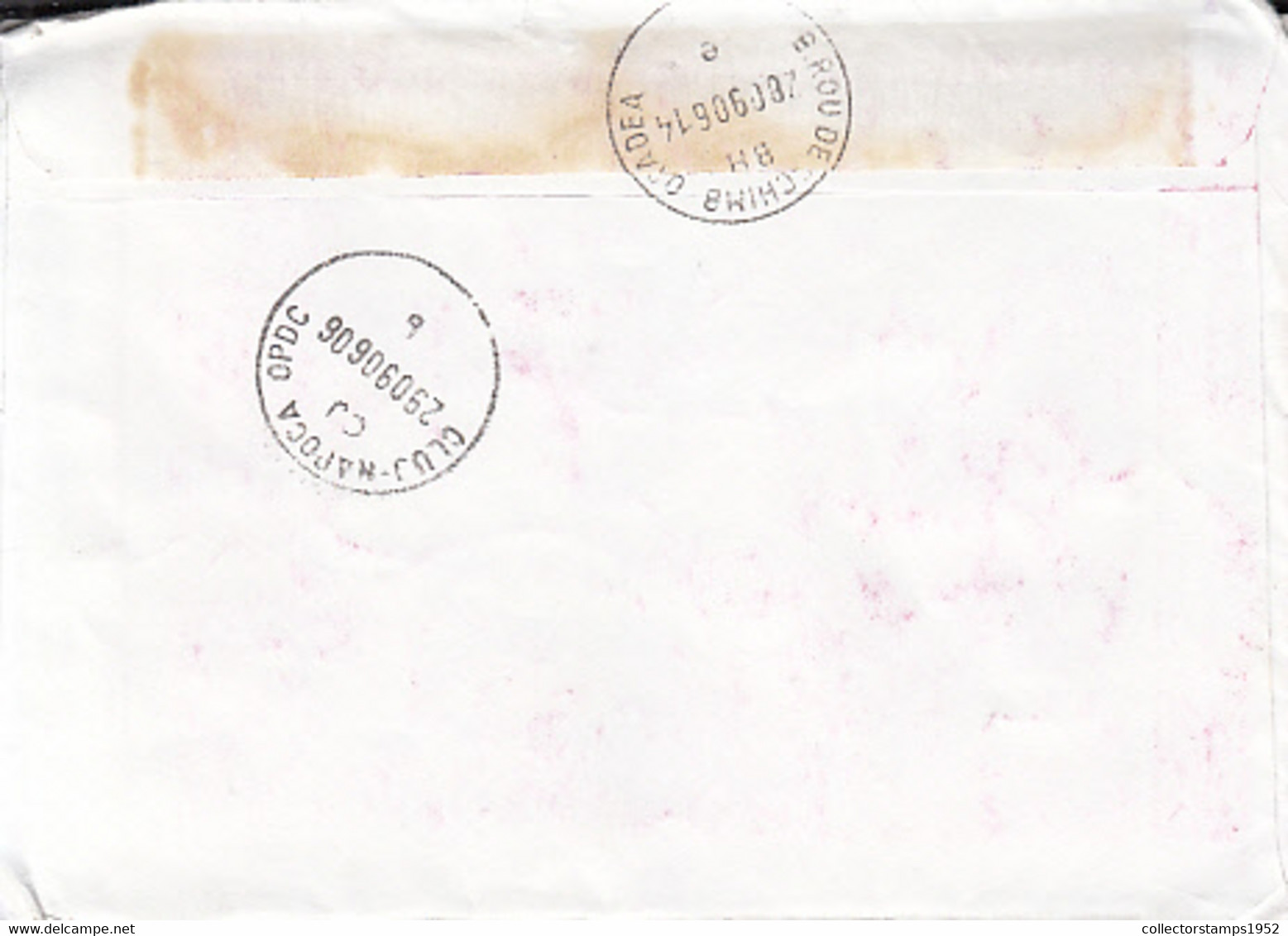95752- PECS, AMOUNT 740 MACHINE PRINTED STICKER STAMP ON REGISTERED COVER, 2006, HUNGARY - Covers & Documents