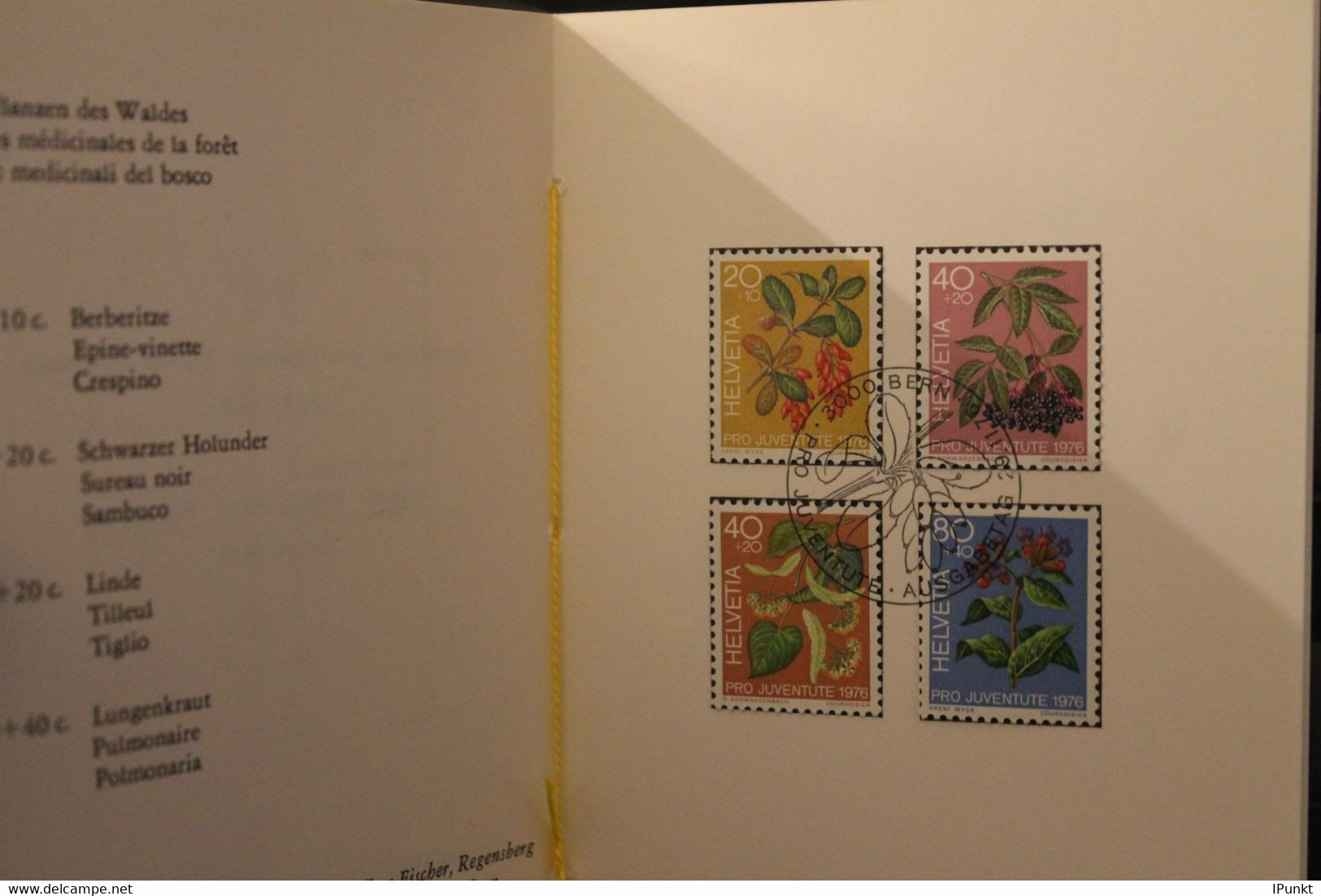 Schweiz 1976, Sammelheft Nr. 150, PTT-Booklet, Pro Juventute; Pflanzen, Flora - Sonstige & Ohne Zuordnung