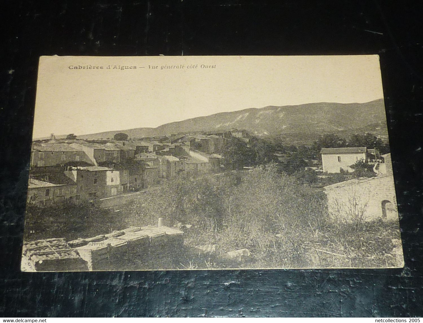 CABRIERES D'AIGUES - VUE GENERALE COTE OUEST - 84 VAUCLUSE (C.T) - Cabrieres D'Aigues