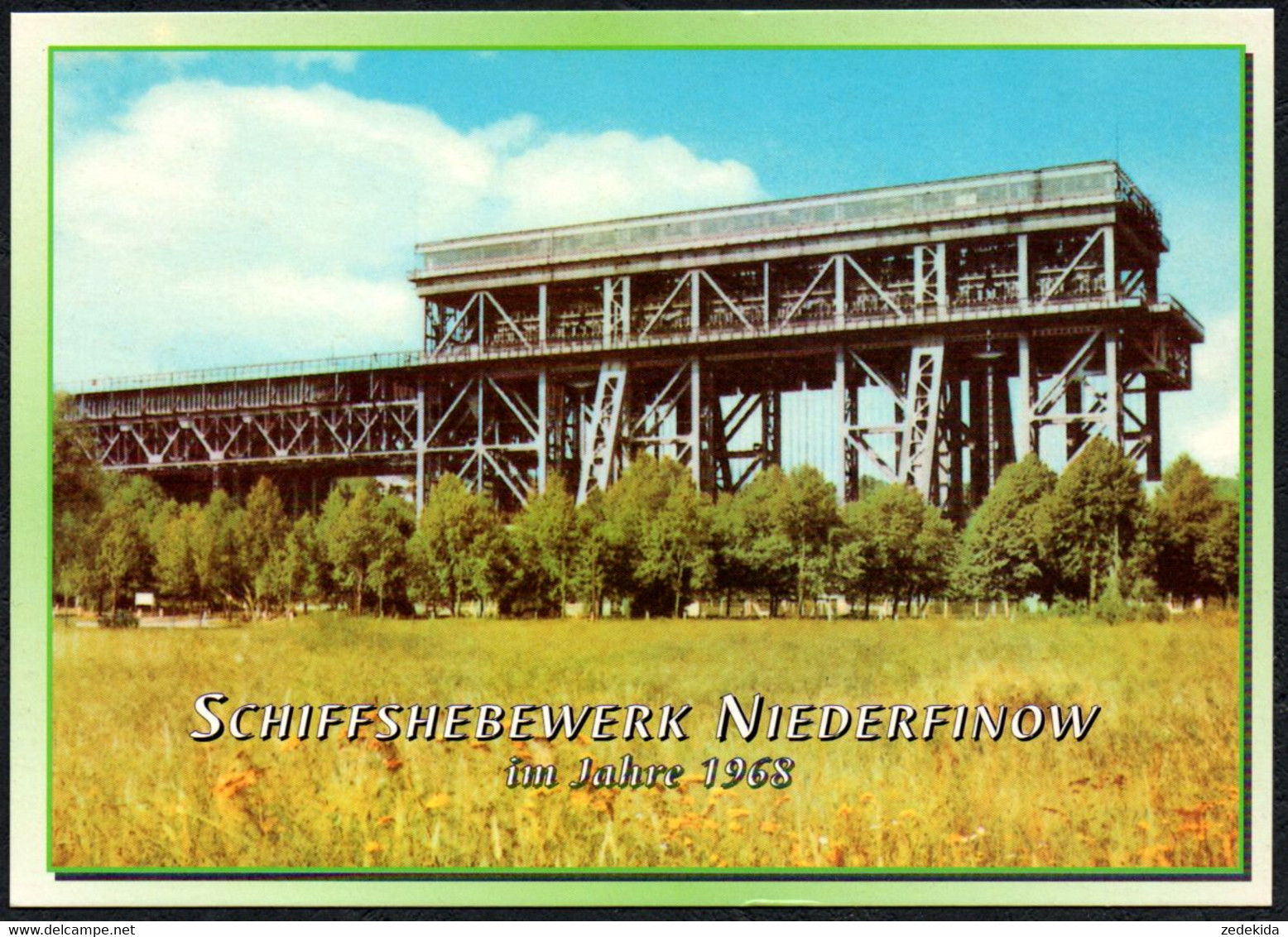 F1056 - TOP Niederfinow Schiffshebewerk - Bild Und Heimat Reichenbach Qualitätskarte - Finowfurt