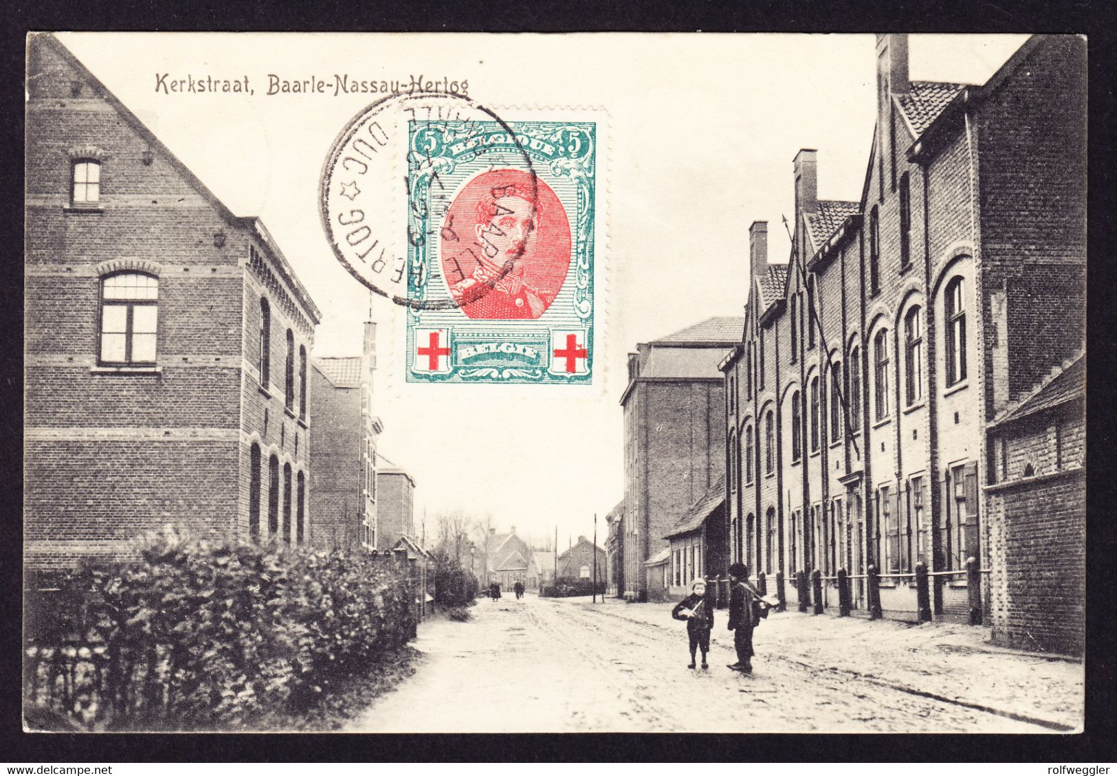 1915 Rot Kreuz Marken Auf 2 AK Von Baarle-Nassau Hertog, Ungelaufen - Baarle-Hertog