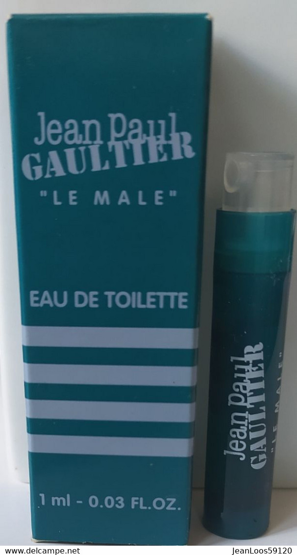 JEAN PAUL GAULTIER Le Male  échantillon Eau De Toilette 1 Ml Avec Boite - Perfume Samples (testers)