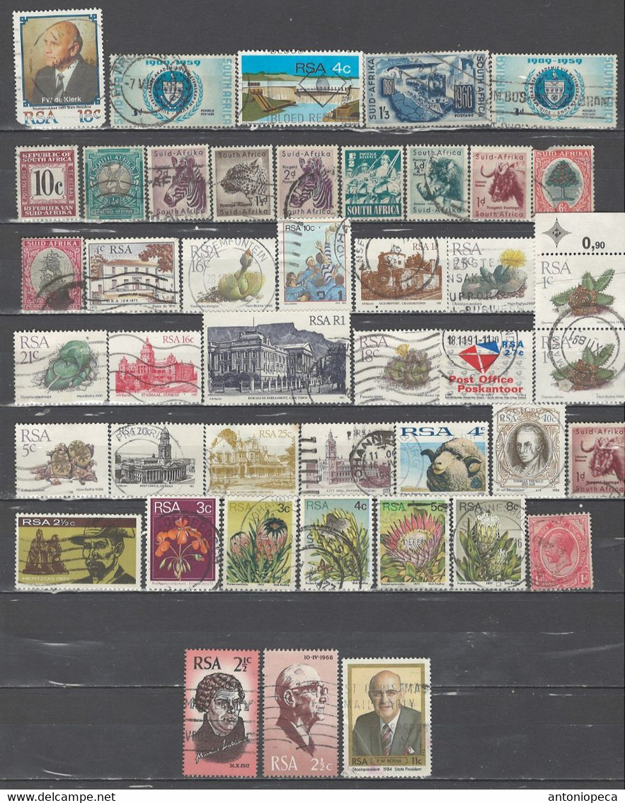 SUD AFRICA, RSA, COLLECTION LOT 96 STAMPS VVF - Collections, Lots & Séries