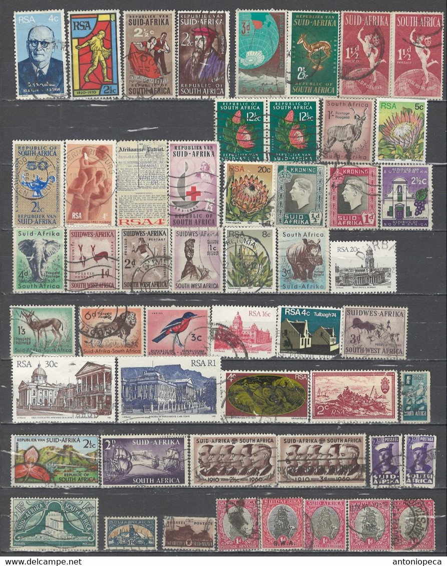 SUD AFRICA, RSA, COLLECTION LOT 96 STAMPS VVF - Collections, Lots & Séries