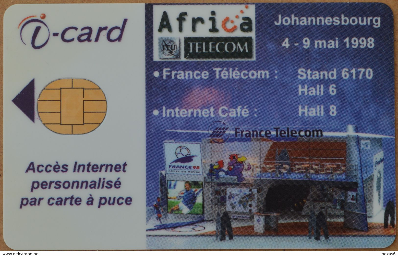 France - ITU Africa Telecom '98, Johannesbourg, Chip Demo, Rare! - Other & Unclassified