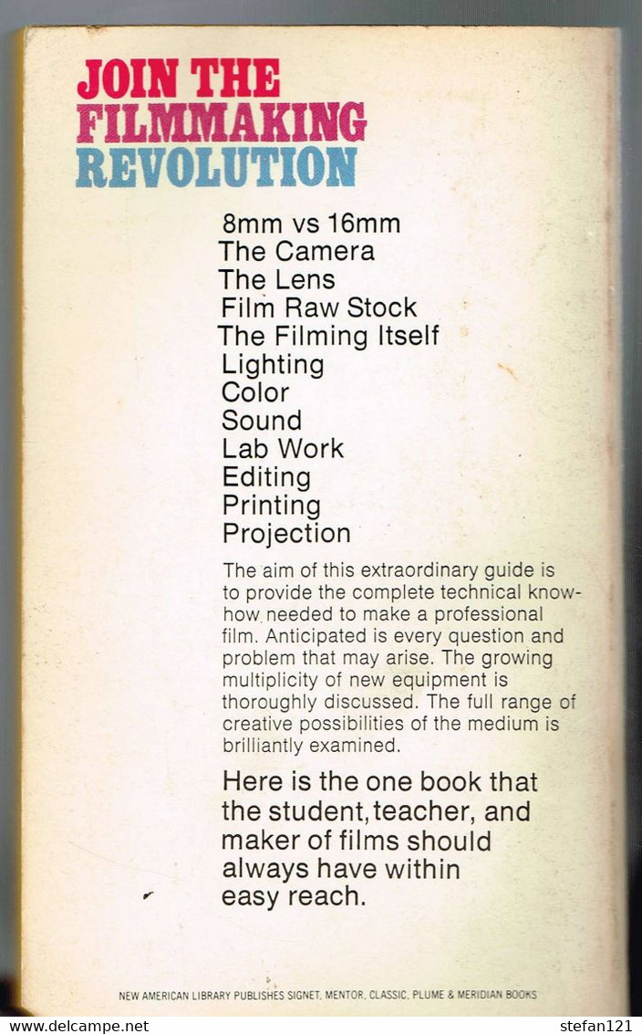 Guide To Filmmaking - Edward Pincus - 1960 - 260 Pages 17,7 X 10,7 Cm - Other & Unclassified