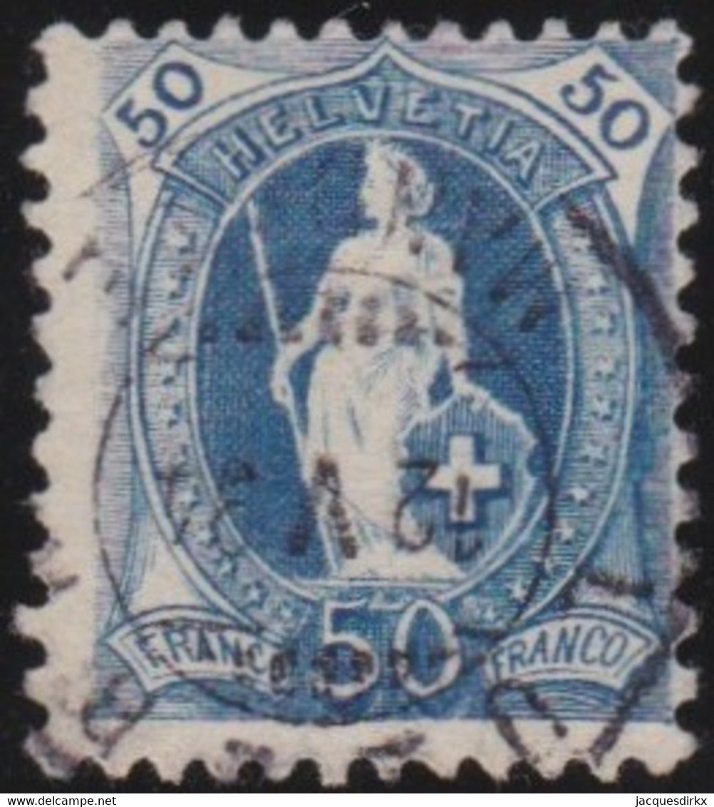 Suisse    .   Y&T     .   76     .    O   .     Oblitéré   .   /    .   Gebraucht - Used Stamps