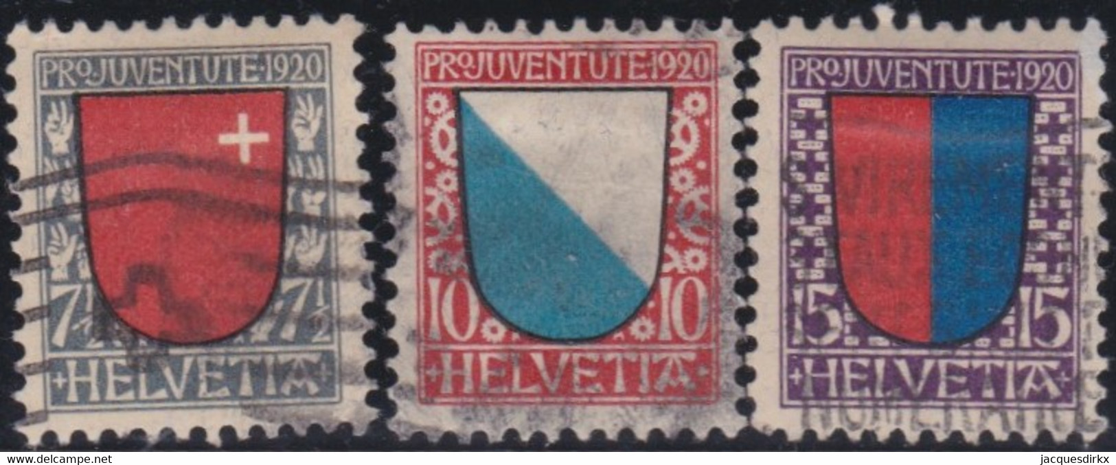Suisse    .   Y&T     .   176/178     .      O   .     Oblitéré   .   /    .   Gebraucht - Usados