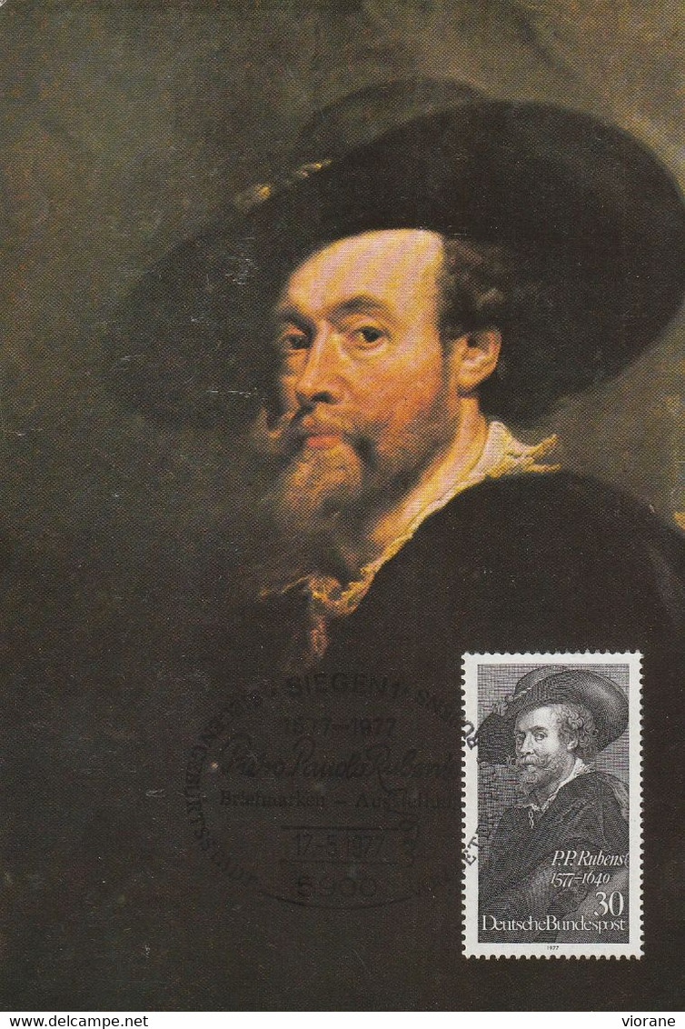 Carte Maximum  -  Anniversaire Rubens - Other & Unclassified