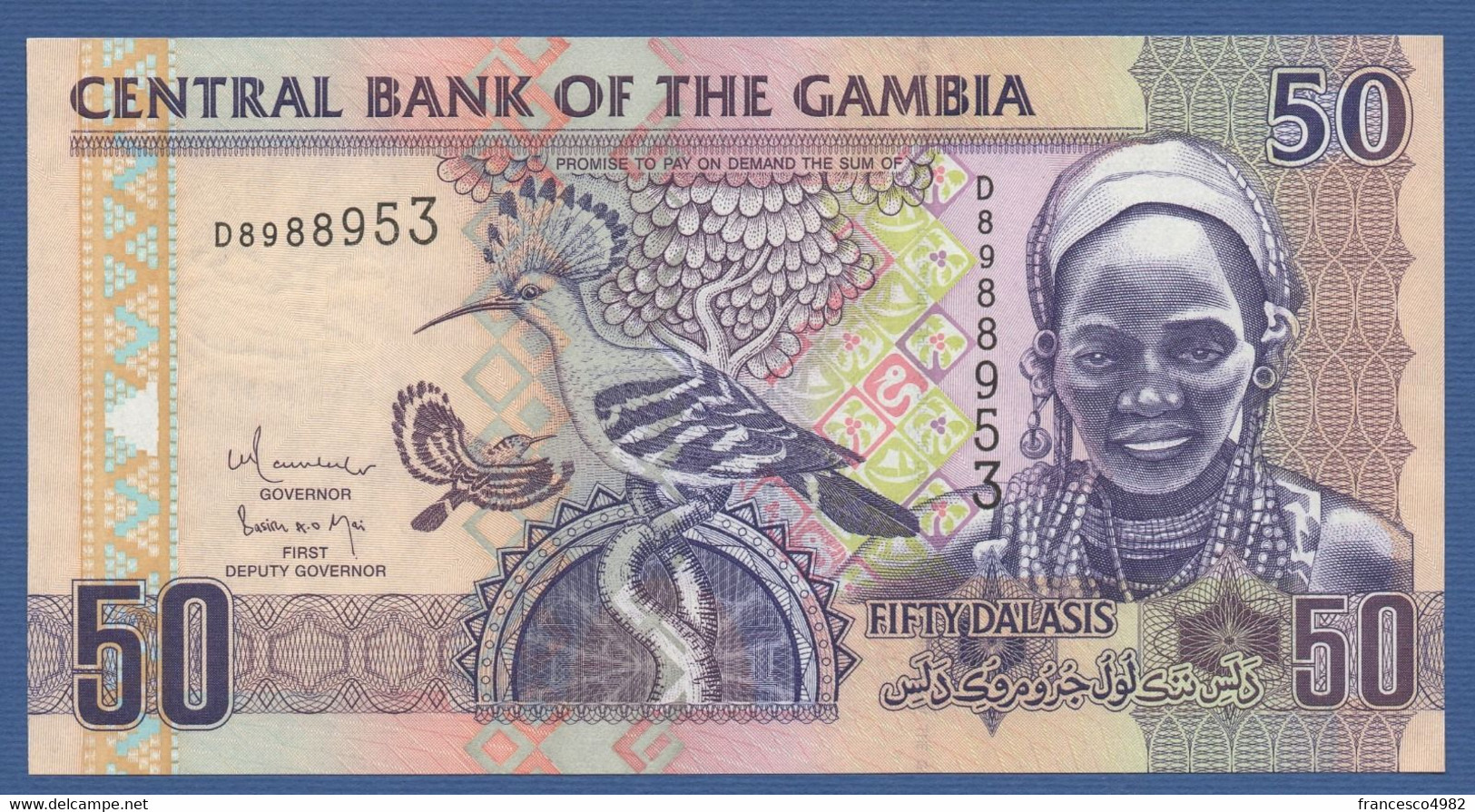 GAMBIA - P.28b – 50 Dalasis ND (2006-2013 & 2018) UNC - Gambia