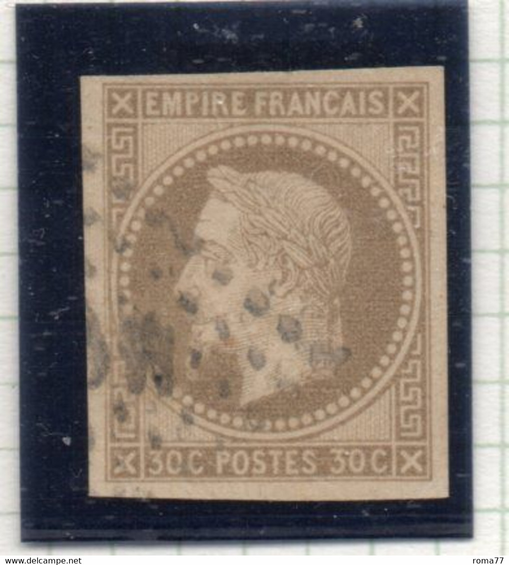 37CRT580 - COLONIE GENERALI 1871 ,  Yvert N. 9 Usato MARTINIQUE - Napoleon III