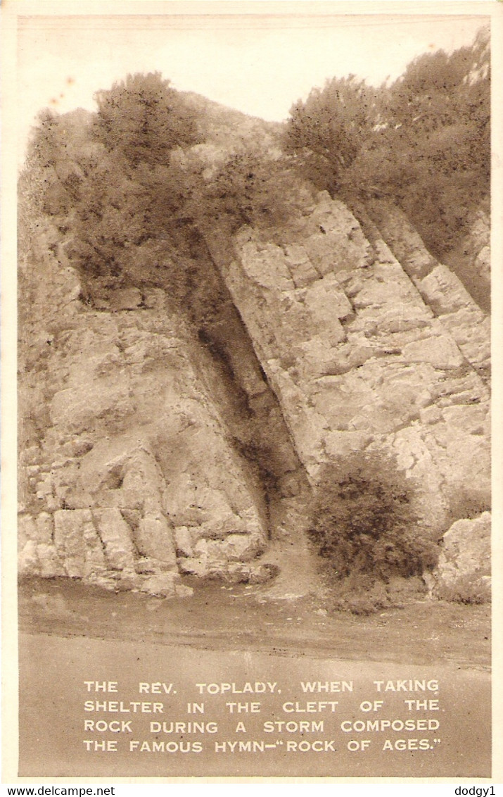 THE ROCK OF AGES, BURRINGTON COMBE, SOMERSET, ENGLAND. UNUSED POSTCARD F2 - Cheddar