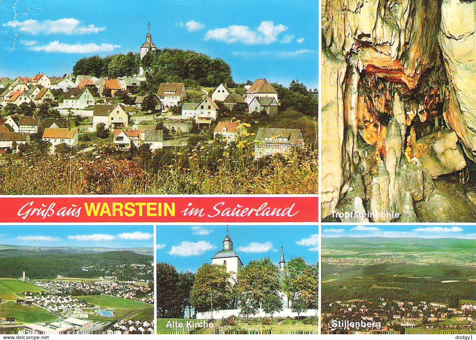 SCENES FROM WARSTEIN, GERMANY. USED POSTCARD Fa6 - Warstein