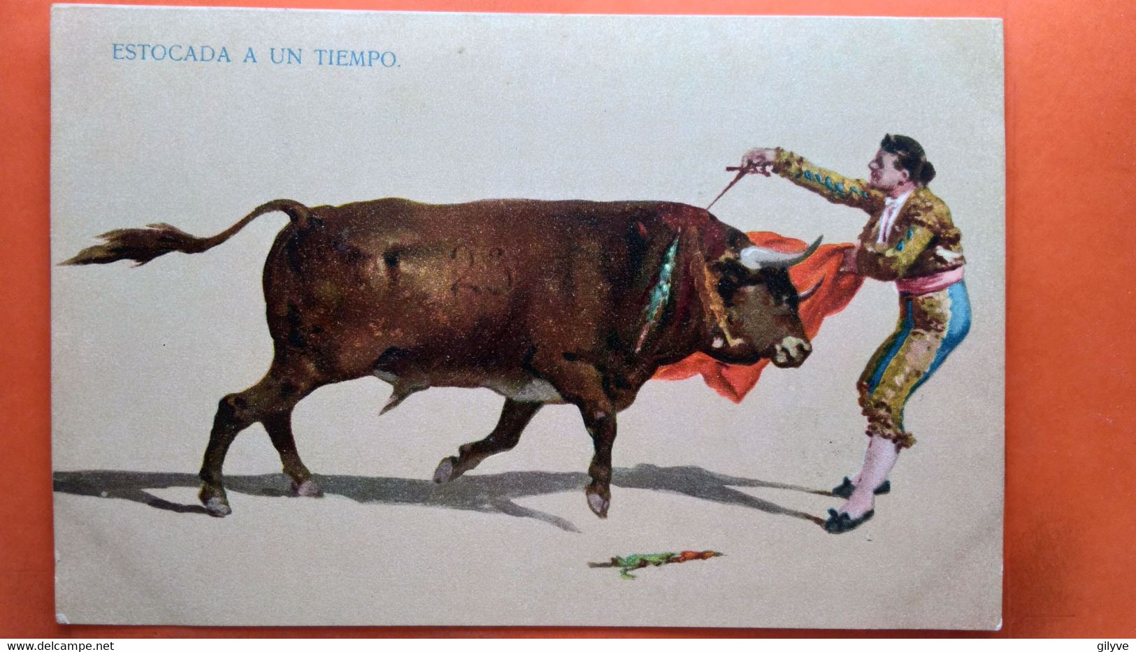 CPA. CORRIDA. ESTOCADA A UN TIEMPO.  (R1.1059 ) - Corrida