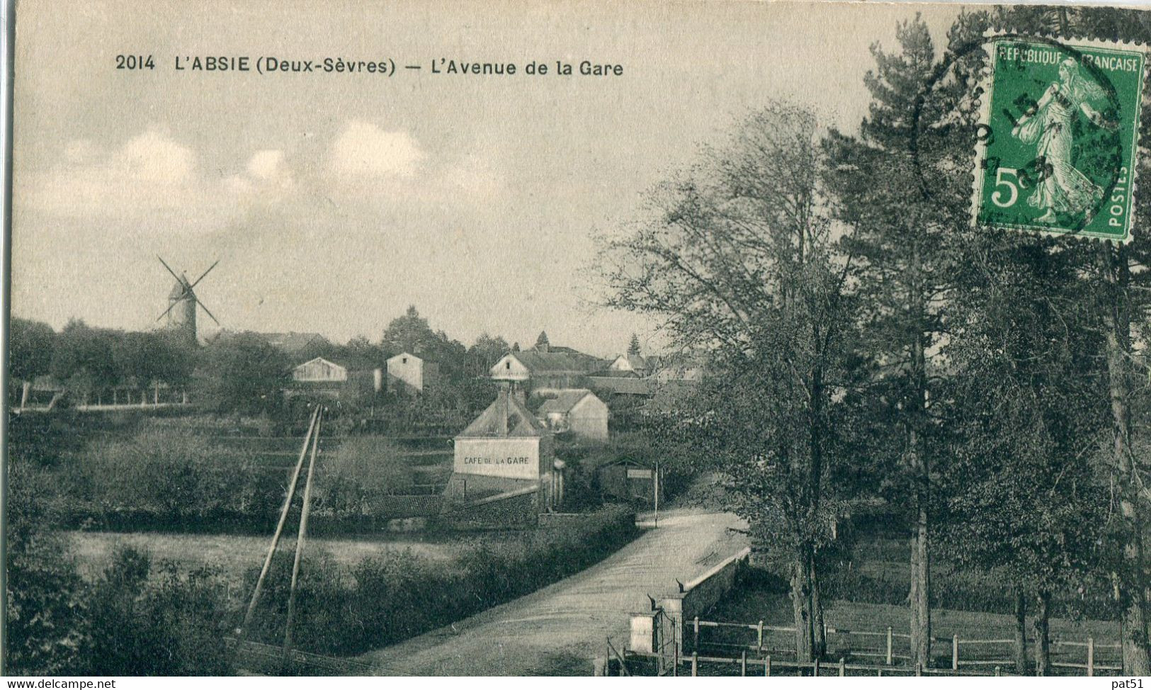 79 - L' Absie : L' Avenue De La Gare (moulin) - L'Absie