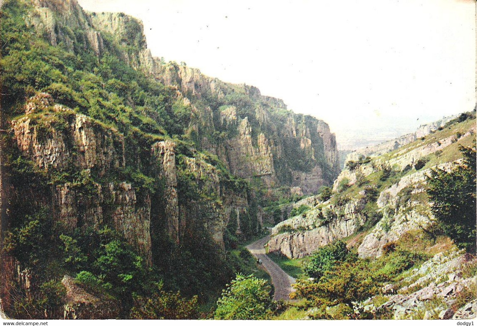 CHEDDAR GORGE, SOMERSET, ENGLAND. UNUSED POSTCARD Fg6 - Cheddar