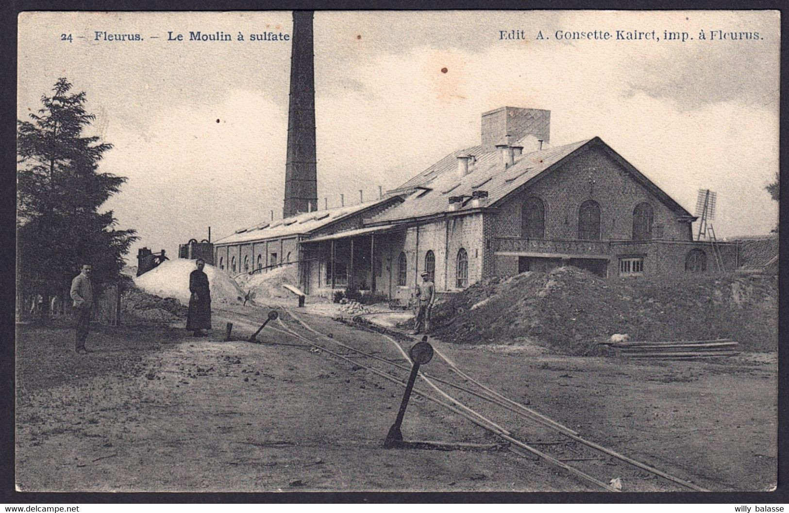 +++ CPA - FLEURUS - Le Moulin à Sulfate  // - Fleurus