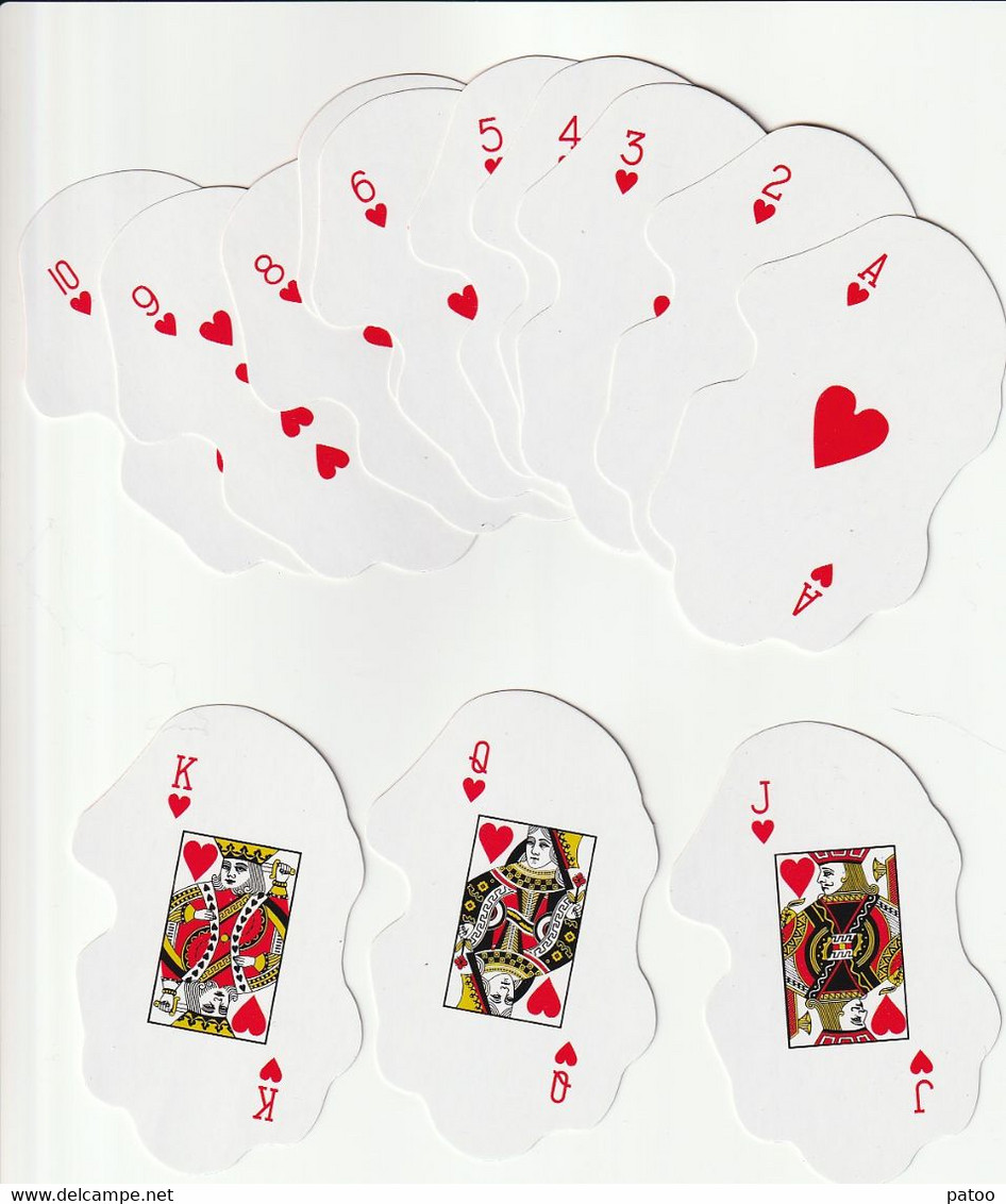 CARTES   ERGONOMIQUES NEUVES  / DOS ORIGINAL ( Tête Père Noël ) /2 JOKERS/ PUBLIEES PAR CREDIT AGRICOLE - 54 Cards