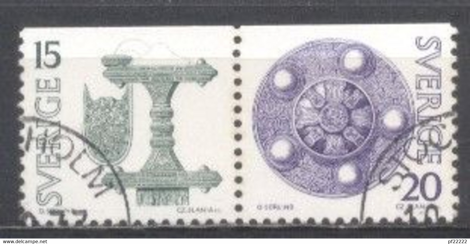 Suède, 1975, Yvert 874,875, Obliteré, - Other & Unclassified