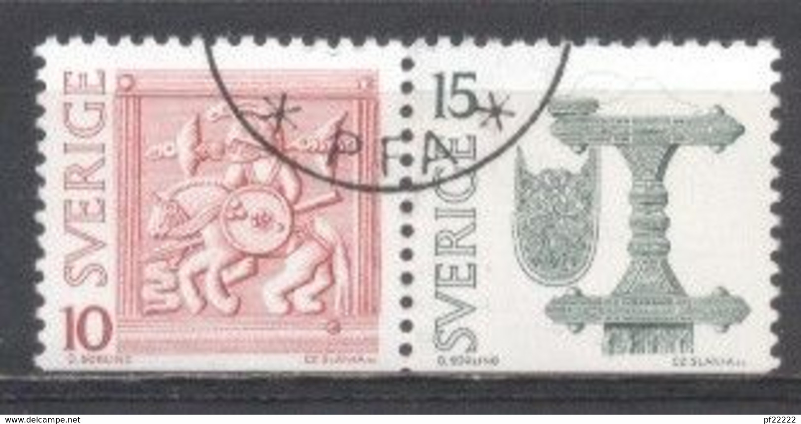 Suède, 1975, Yvert 874,875, Obliteré, - Other & Unclassified