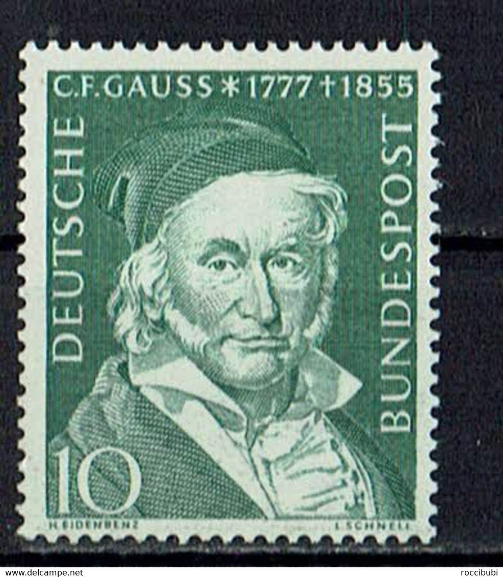 BRD 1955 // 204 ** Carl Friedrich Gauß - Ungebraucht