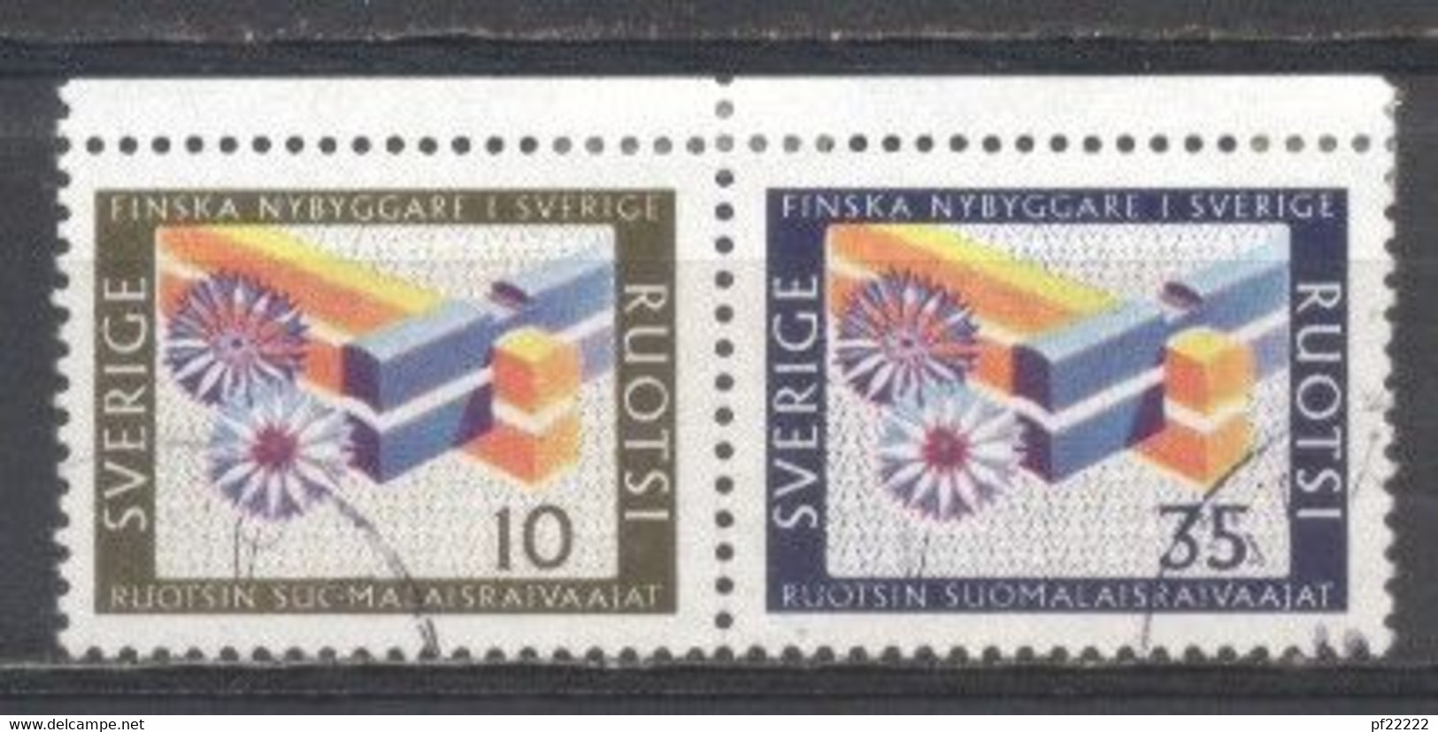 Suède, 1967, Yvert 570,571, Obliteré, - Otros & Sin Clasificación