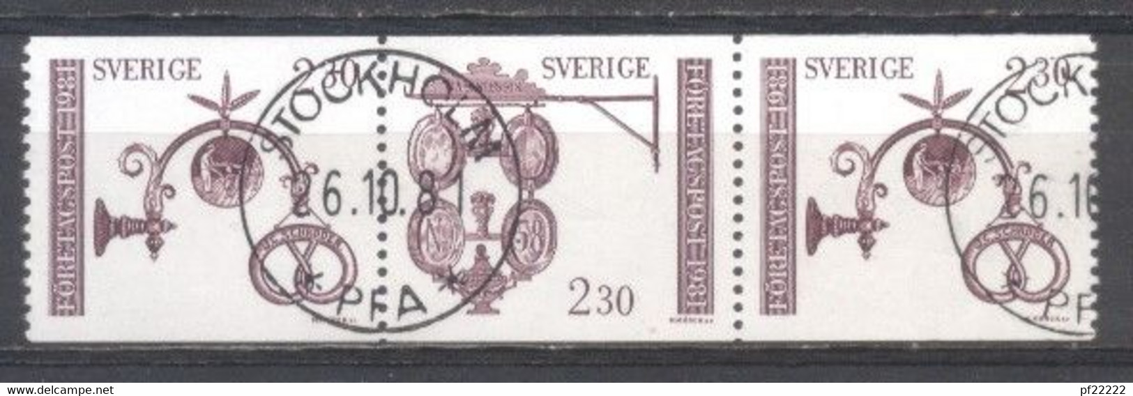 Suède, 1981, Yvert 1140,1141, Obliteré, - Altri & Non Classificati