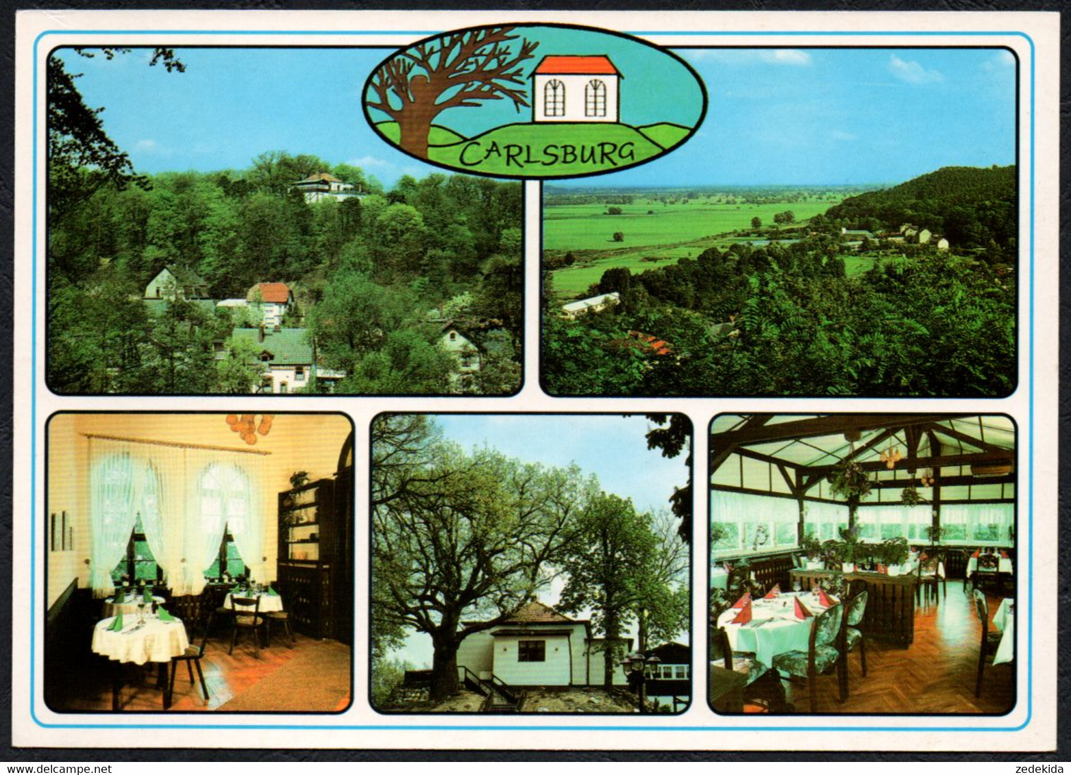 F1120 - TOP Falkenberg Restaurant Cafe Carlsburg - Bild Und Heimat Reichenbach Qualitätskarte - Falkenberg (Mark)