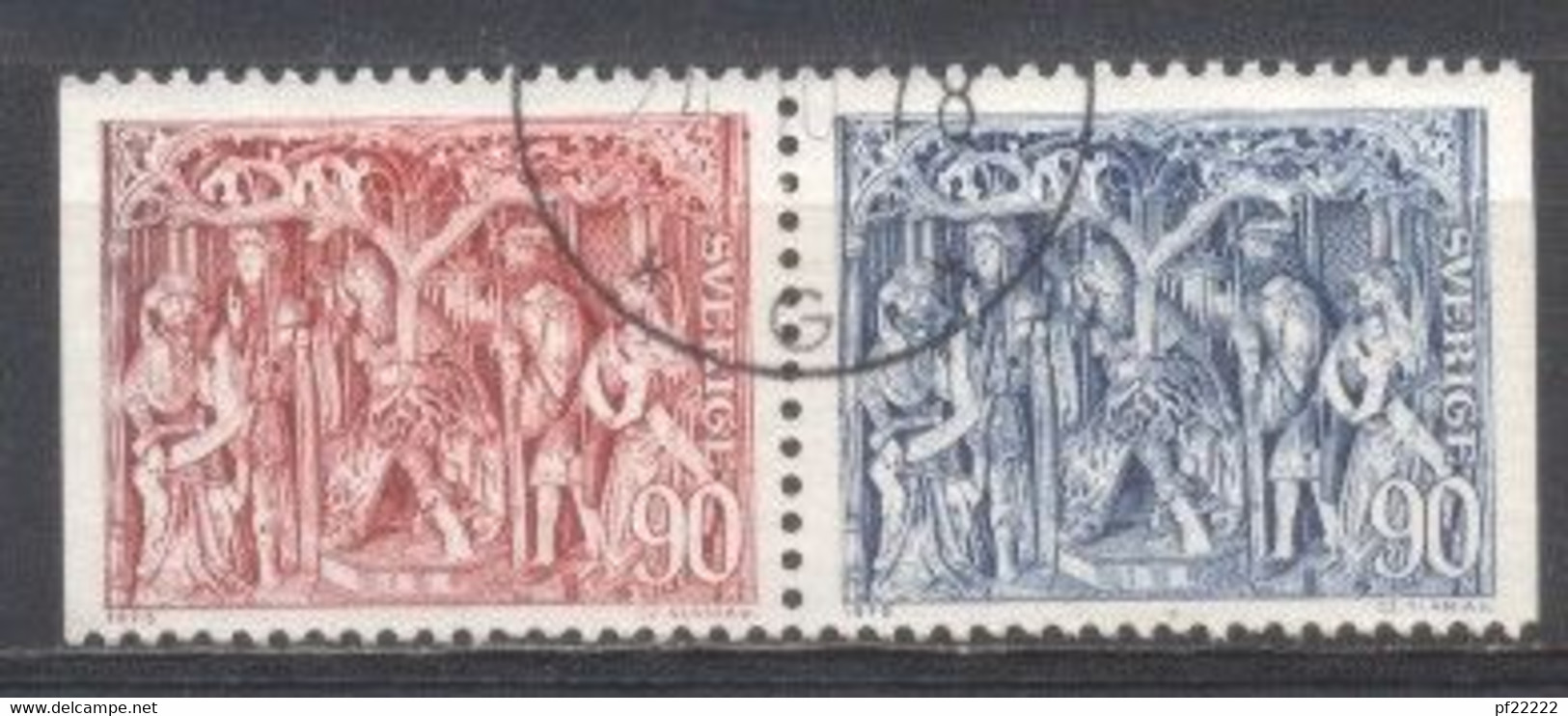 Suède, 1975, Yvert 908,909, Obliteré, - Sonstige & Ohne Zuordnung