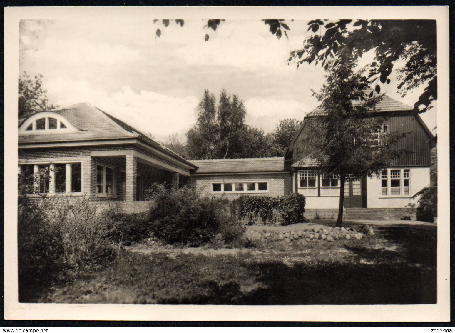 F1131 - TOP Hiddensee Koster - Gerhart Hauptmann Gedächtnisstätte - Foto Herold Handabzug - Hiddensee