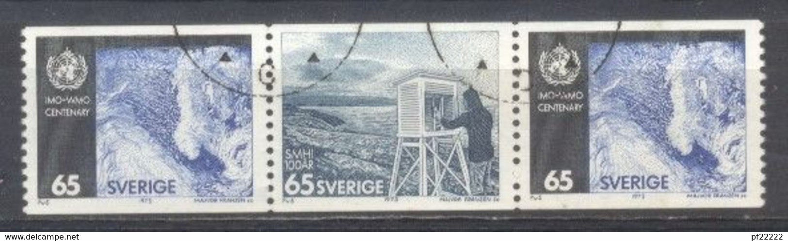 Suède, 1973, Yvert 785,786, Obliteré, - Altri & Non Classificati