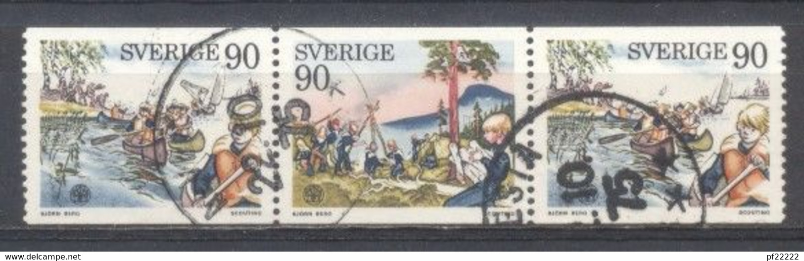 Suède, 1975, Yvert 901a,900a, Obliteré, - Andere & Zonder Classificatie