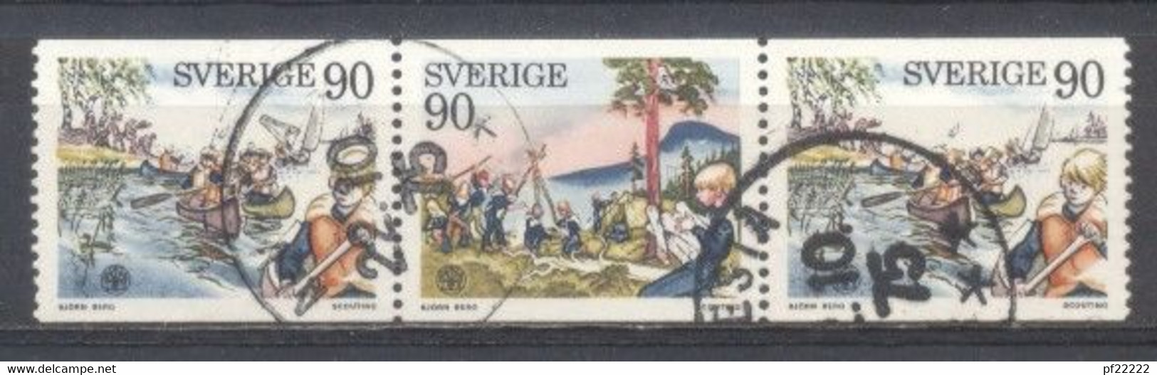 Suède, 1975, Yvert 901a,900a, Obliteré, - Autres & Non Classés