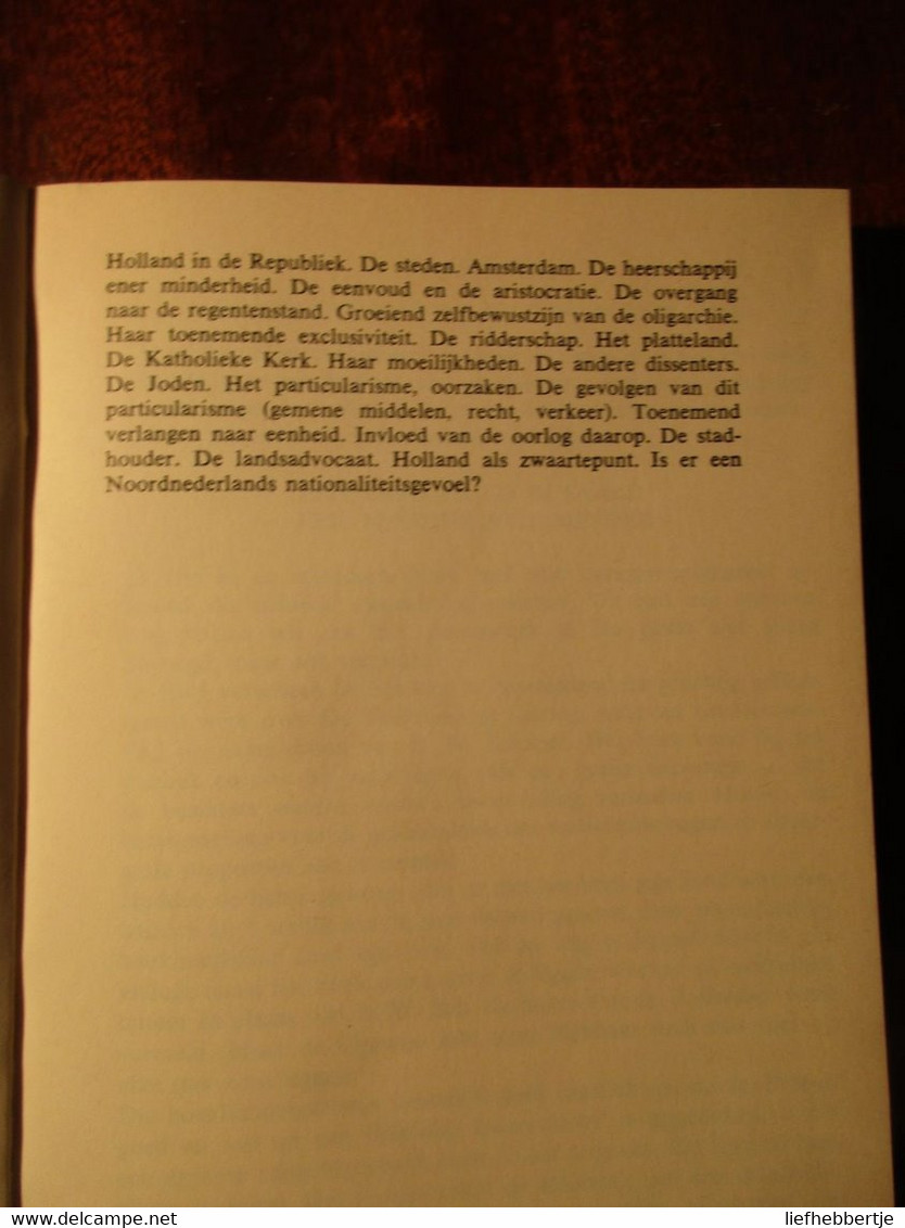 De Tachtigjarige Oorlog : I. Van 1568 Tot Het Twaalfjarig Bestand - J. Presser - 1963 - Holandés