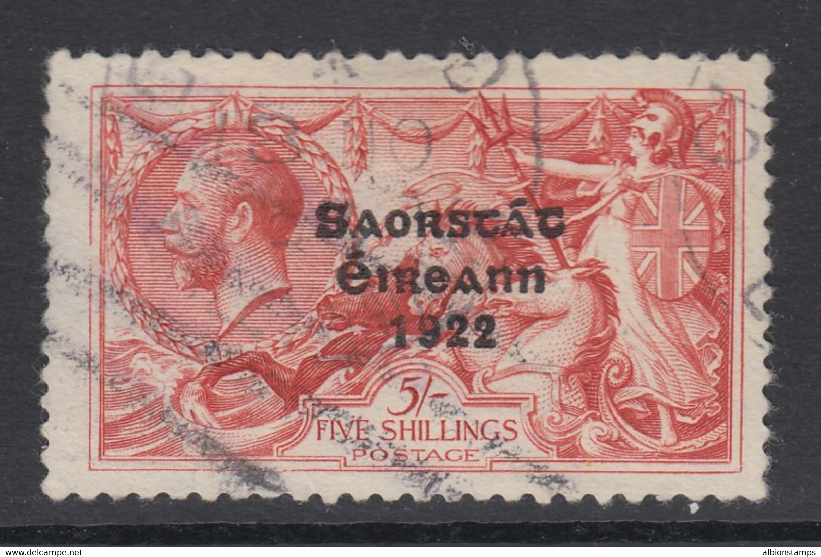 Ireland, Scott 57 (SG 65), Used (mild Crease, Thin) - Used Stamps