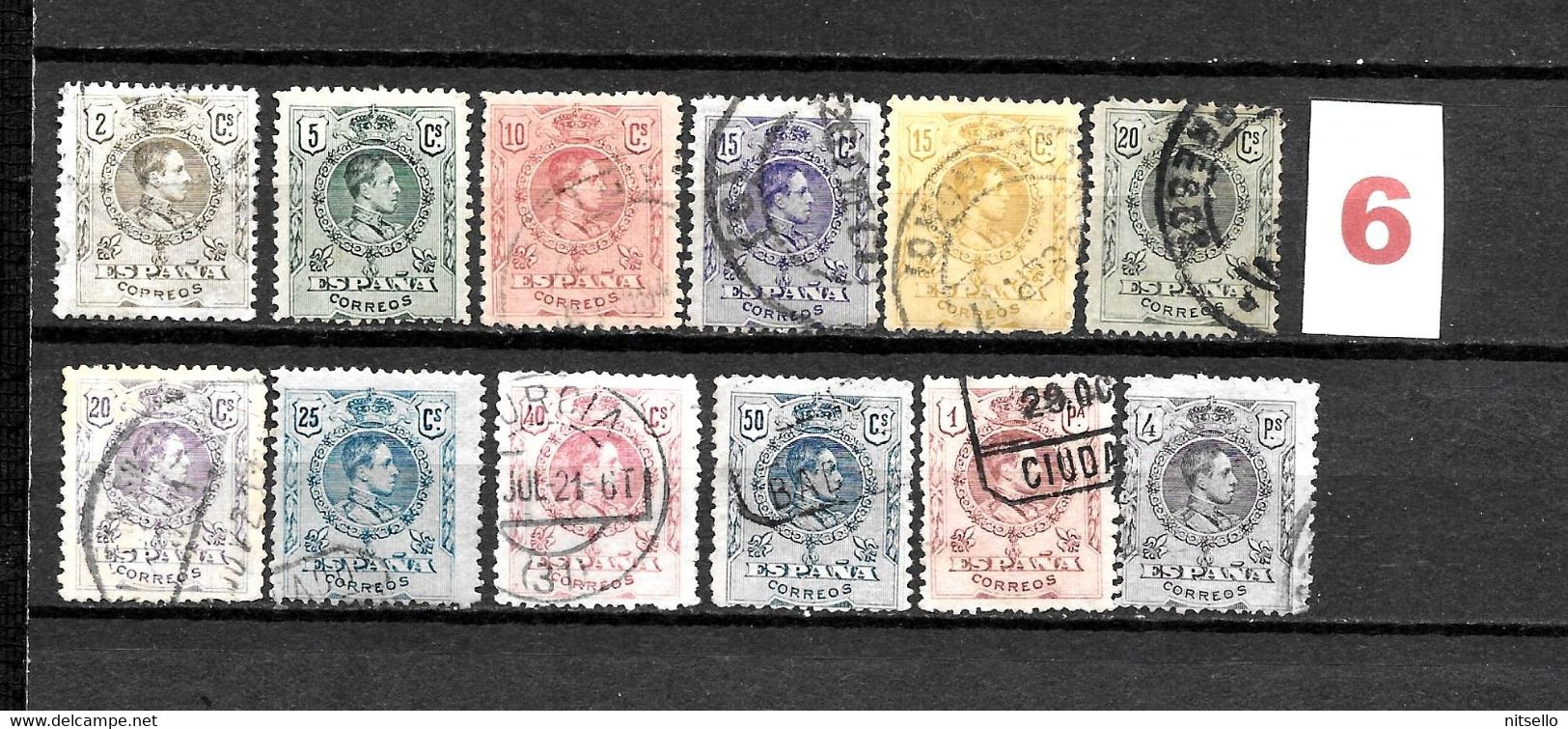 LOTE 2238 D /// ESPAÑA 1909-1922 EDIFIL Nº: 267/279 (SIN 275) CATALG/COTE: 25€ ¡¡¡ OFERTA - LIQUIDATION - JE LIQUIDE !!! - Usados