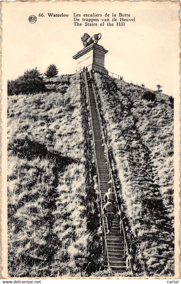 WATERLOO - Les Escaliers De La Butte - Waterloo