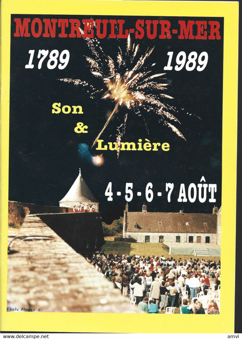 (cag001) Montreuil Sur Mer Son Et Lumiere 1789 1989 - Picardie - Nord-Pas-de-Calais
