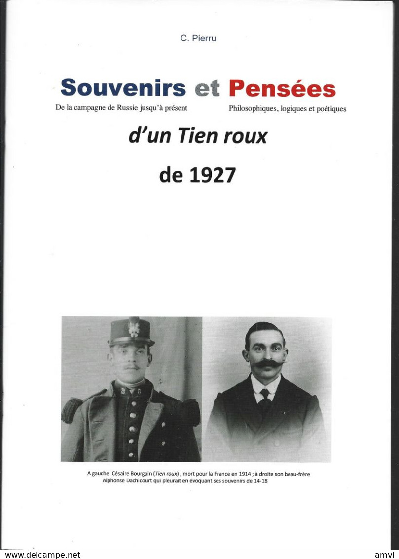 (sam So) Souvenirs Et Pensees D'un Tien ROUX De 1927 - Picardie - Nord-Pas-de-Calais