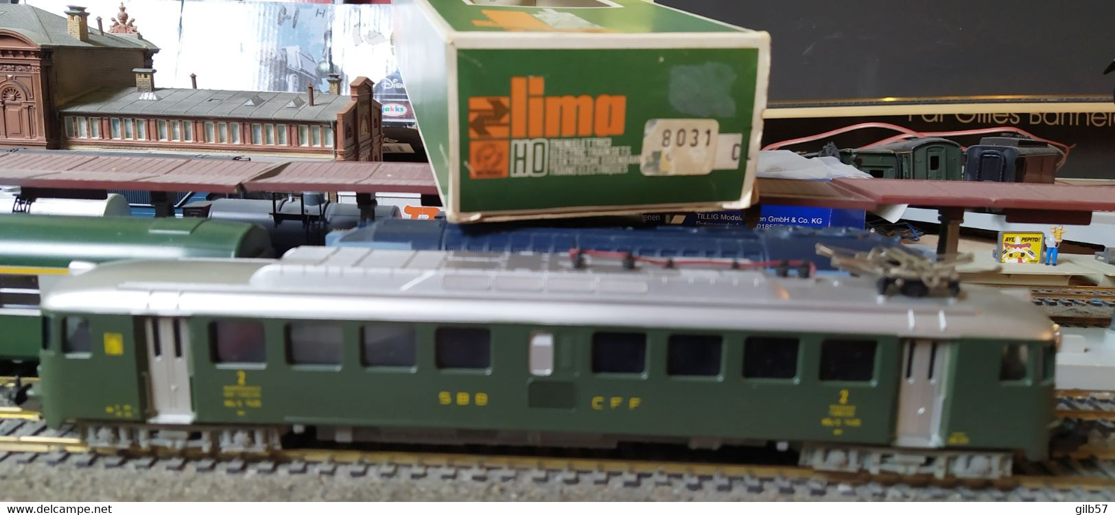 HO LIMA Autorail Suisse Des SBB CFF En BO - Locomotieven