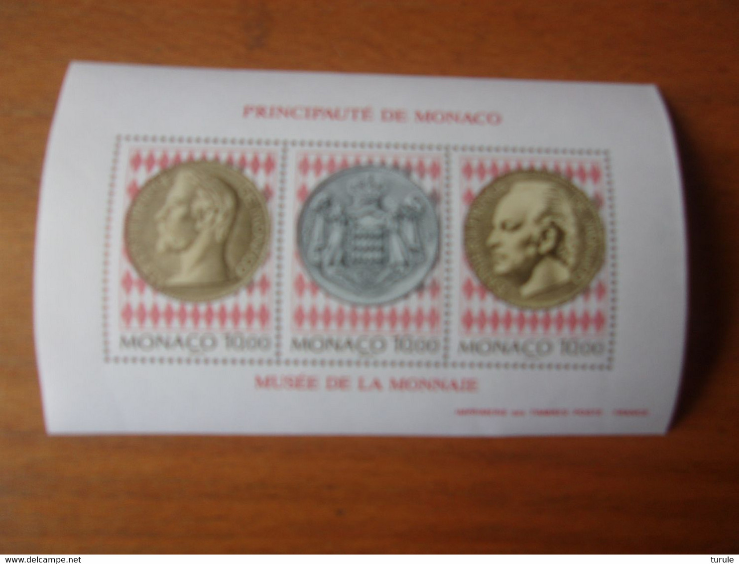 MONACO 1994 (cote 17,00**) Bloc Musée Des Timbres Et Des Monnaies - Blocs