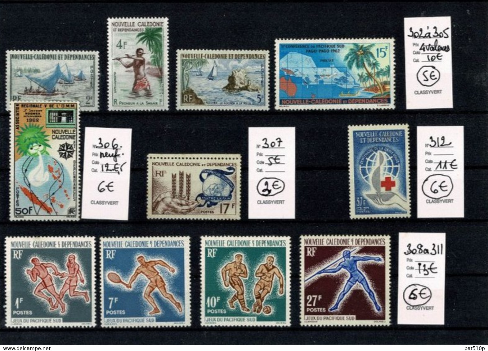 NOUVELLE CALEDONIE N°302 à N°312 NEUFS** - Altri & Non Classificati