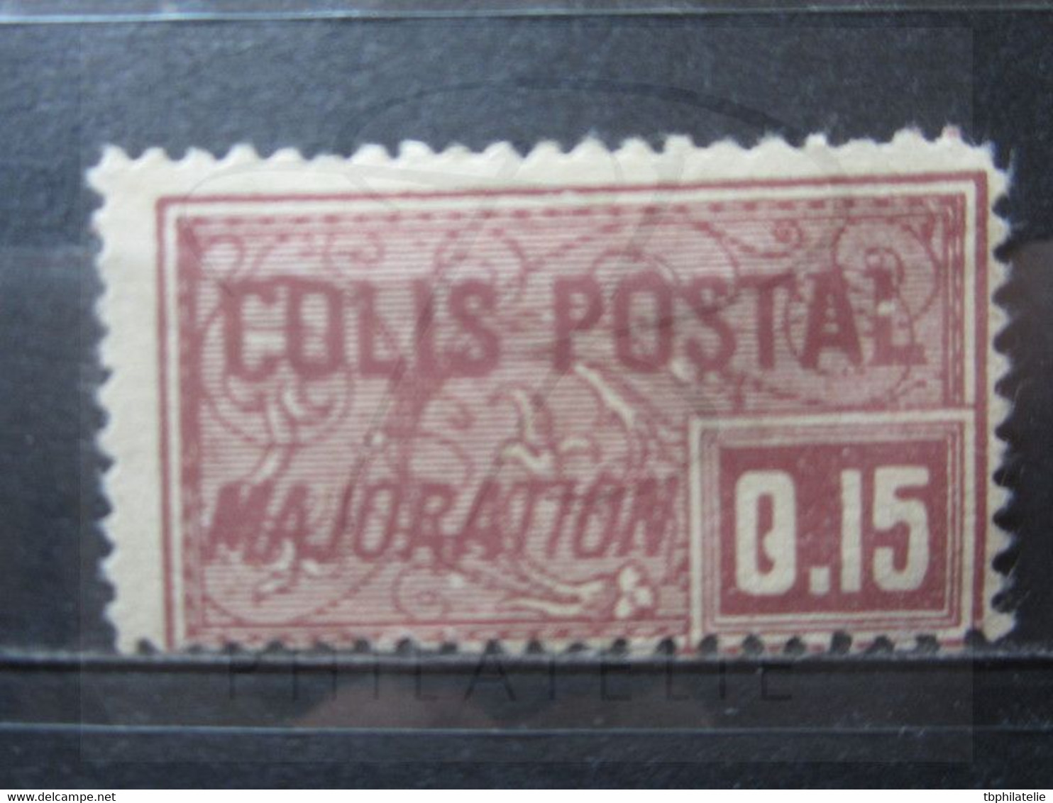 VEND TIMBRE DES COLIS POSTAUX DE FRANCE N° 16 , POINT BLANC DANS LE " 0 " , NEUF SANS GOMME !!! - Used Stamps