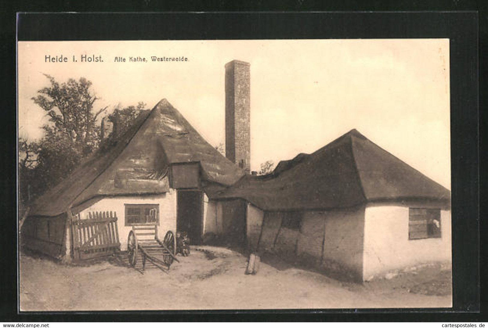 AK Heide I. Holst., Alte Kathe, Westerwelde - Heide