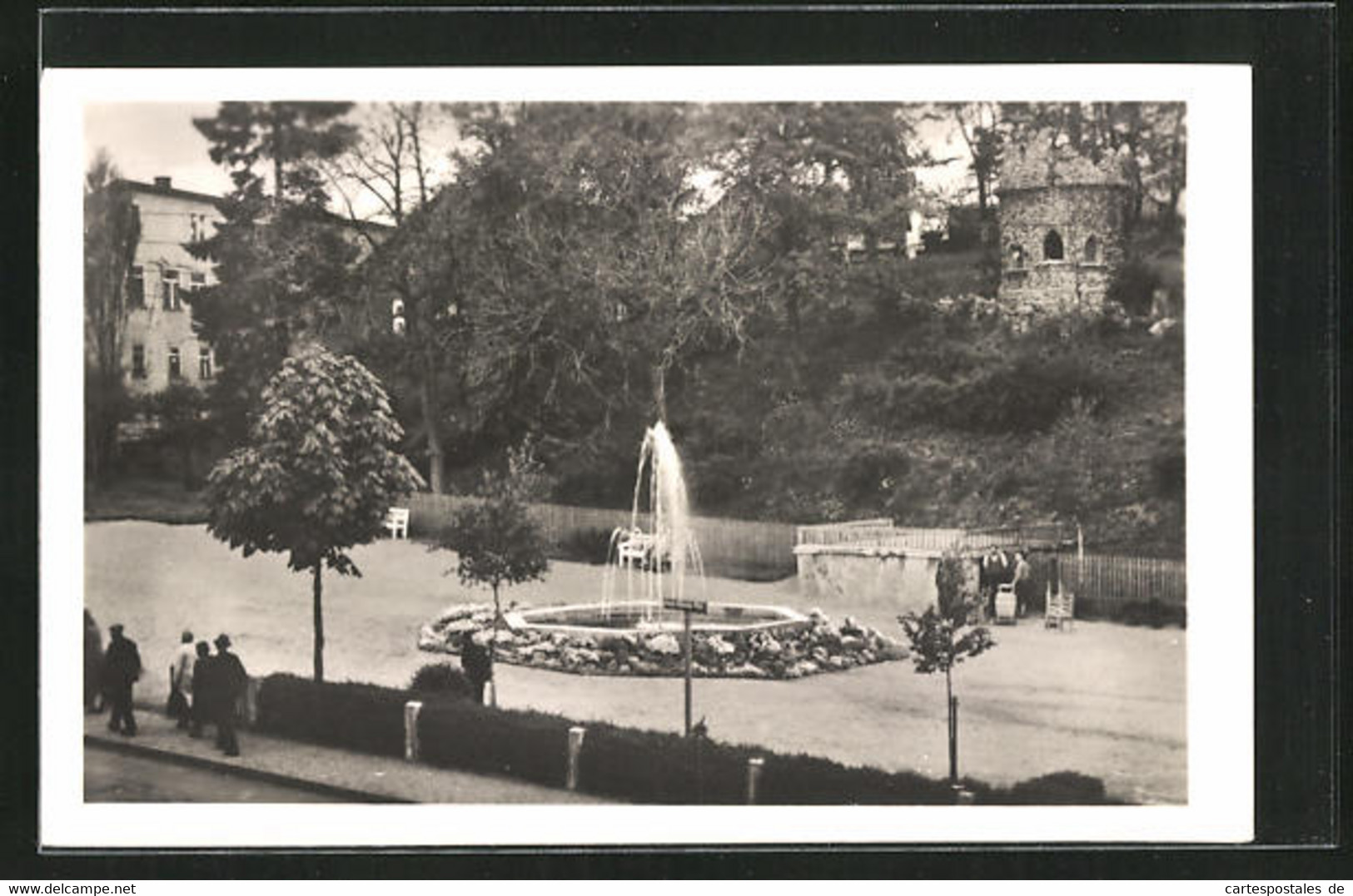 AK Schmiedefeld / Rstg., Kuranlagen Mit Springbrunnen - Schmiedefeld