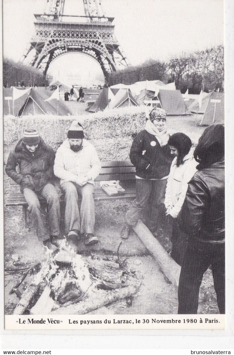 LE MONDE VECU - PARIS - Les Paysans Du Larzac, Le 30 Novembre 1980 - Manifestazioni