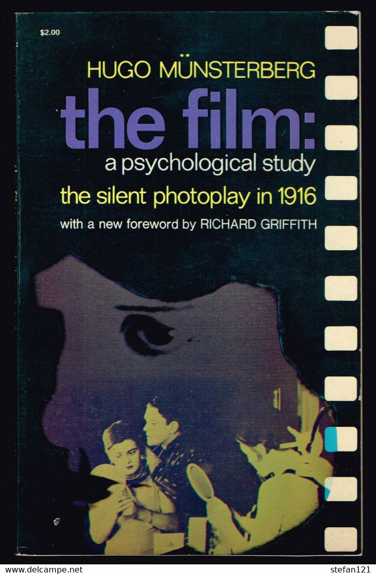 The Film A Psychological Stydy - Hugo Munsterberg - 1970 - 110 Pages 21,5 X 13,5 Cm - Andere & Zonder Classificatie