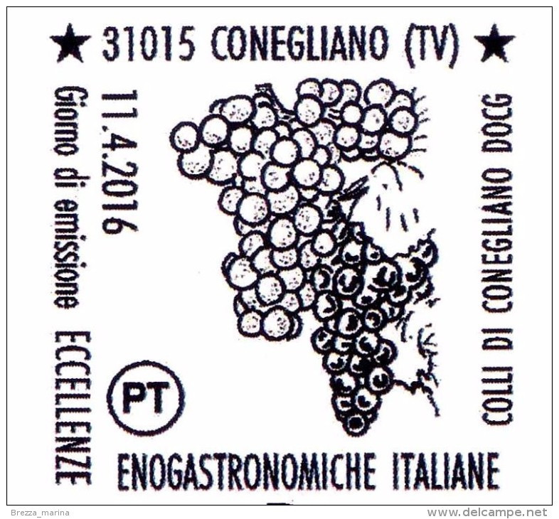 ITALIA - Usato - 2016 - Made In Italy: Vino DOCG - Colli Di Conegliano  - Treviso (Veneto) - 0,95 € - 2011-20: Used